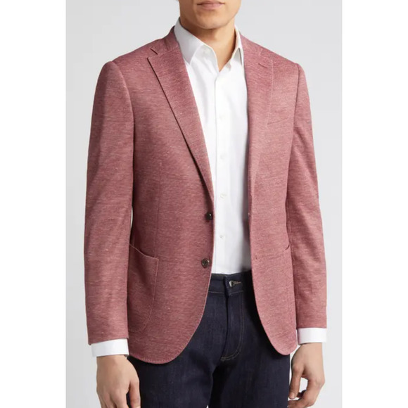 NEW JOHNNIE-O MALIBU RED WILHELM SPORT COAT JACKET BLAZER SZ 48L - Picture 1 of 5